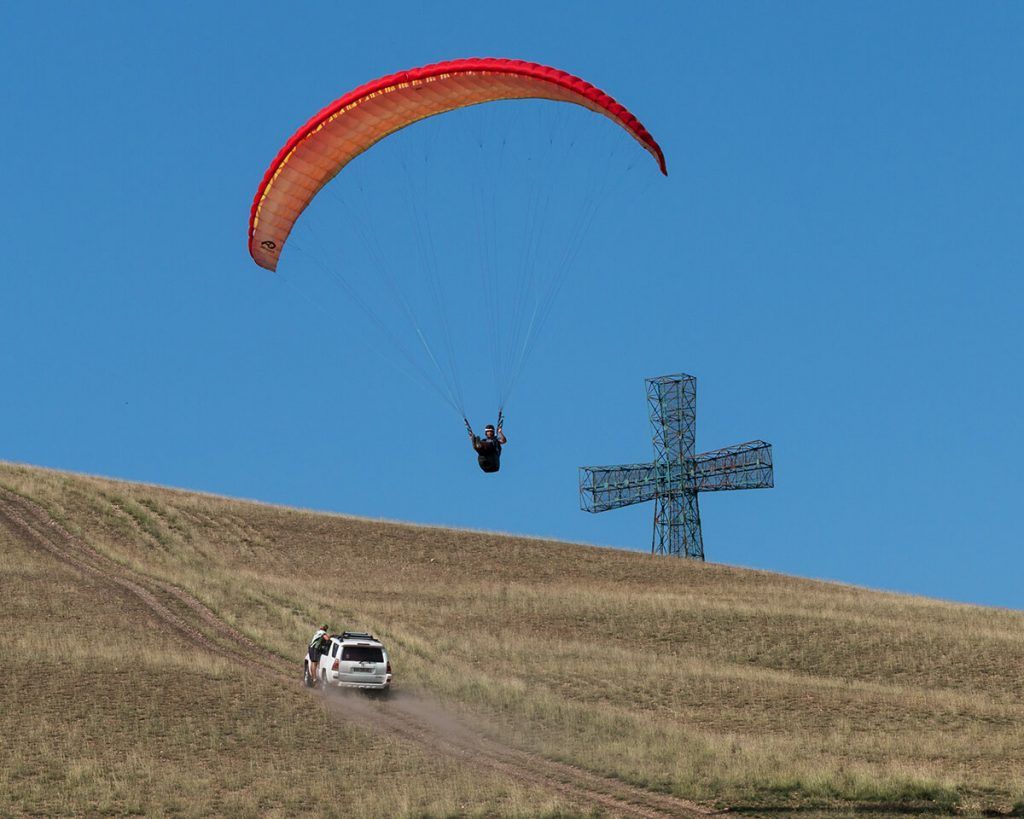 პარაპლანით ფრენა რუსთავში