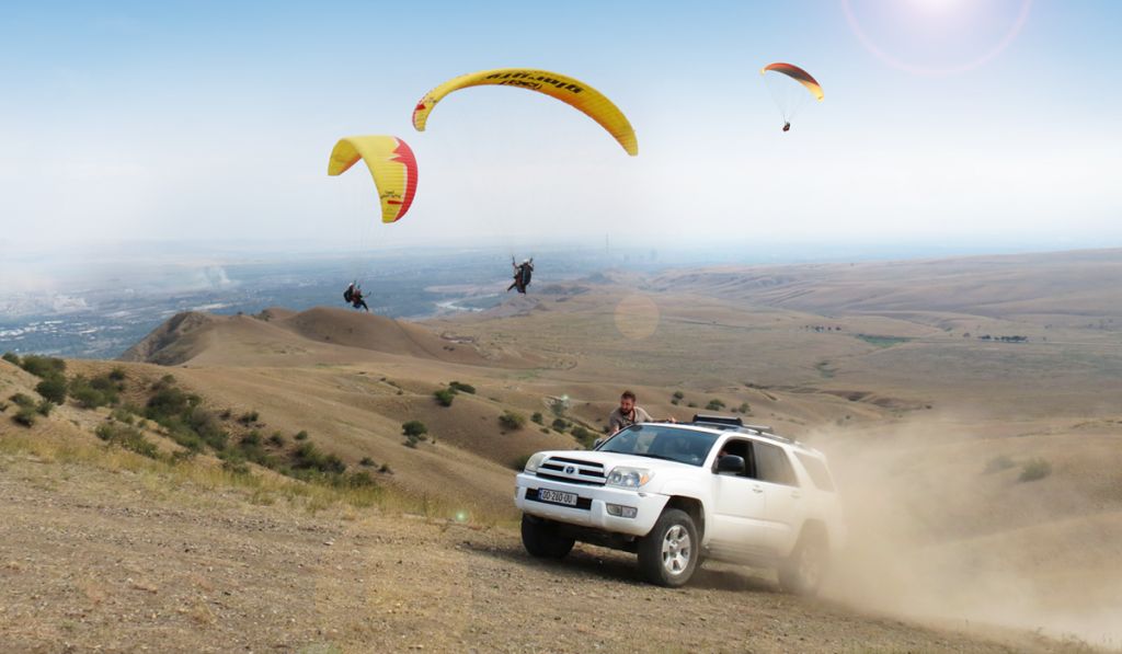 პარაპლანით ფრენა რუსთავში