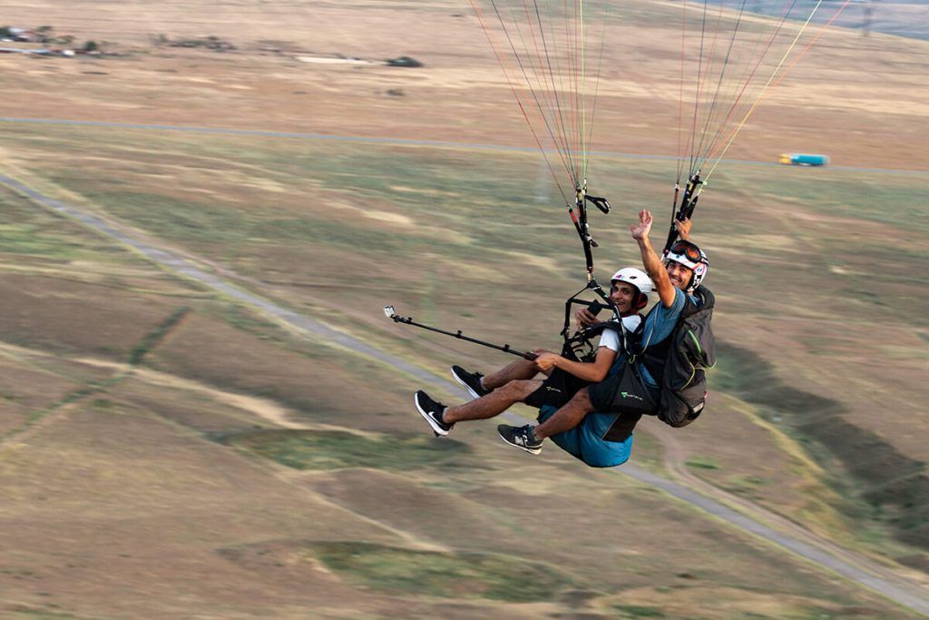 პარაპლანით ფრენა რუსთავში