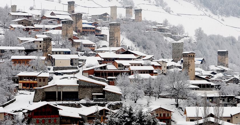 ბათუმიდან.სვანეთის დღიანი ტური.სამთო სათხილამურო კურორტ ჰაწვალზე