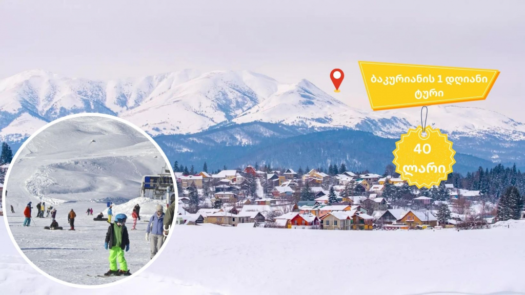 ბაკურიანის 1 დღიანი ტურები 18- თებერვალი
